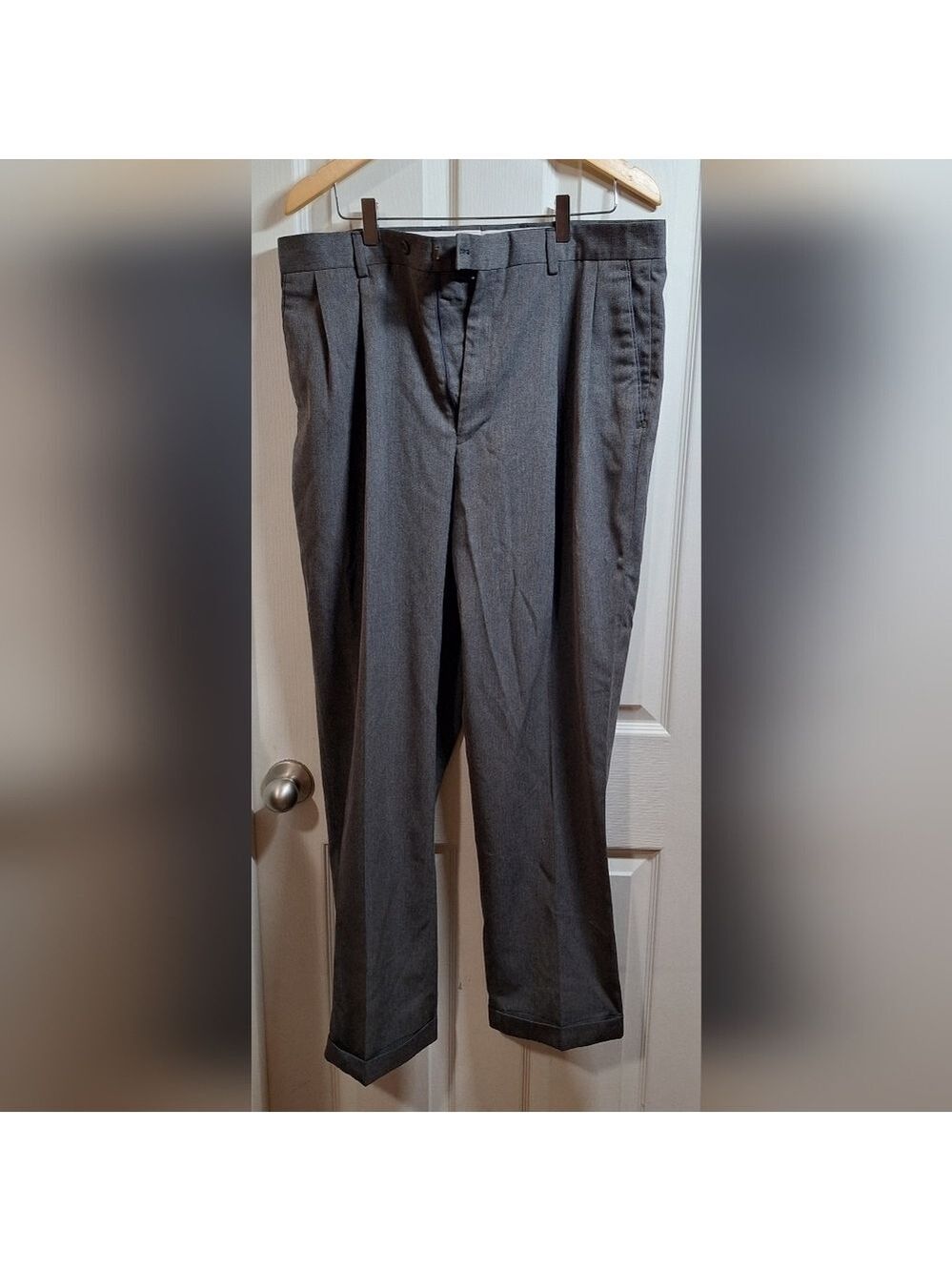 Braggi Gray Dress Pants Men's 36x32